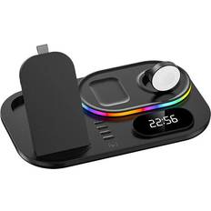 Greenzech 15W 4-in-1 Wireless Charger with Clock