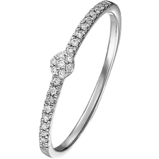 Weißgold Ringe Christ Ring - White Gold/Diamonds