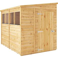 Mercia Garden Products Mercia Woodsman Shiplap Pent Shed 8 x 6 ft (Building Area )