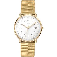 Junghans Dam Armbandsur Junghans Max Bill Damen 33 mm Analogt Quartz Safirglas White 17 mm