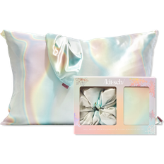 Kitsch Rested Satin Pillowcase and Scrunchie Set of 2 Pillow Case Multicolor