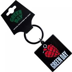 Green Day Pomegranate Logo Keyring
