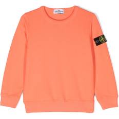 Stone Island Compass Badge Cotton Sweatshirt - Orange