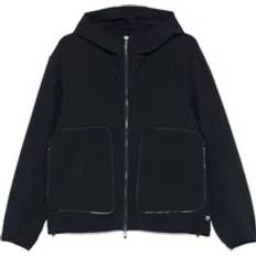 Emporio Armani Outerwear Emporio Armani Blu Vy Technical Hooded Stretch-woven Jacket - Blu Navy