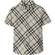Boys Shirts Burberry Vintage Check-Pattern Cotton Shirt - Neutrals