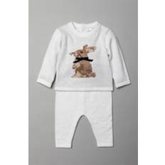 Rock A Bye Baby True Knit Rabbit Jumper and Leggings Set - Cream