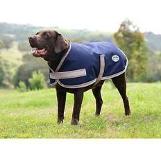 Pets Weatherbeeta Comfitec Essential Dog Coat - Navy Silver Red