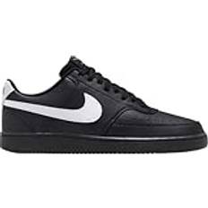 Nike Läderimitation Sneakers Nike Nike Court Vision Lo Sneakers - Svart/Vit/Svart