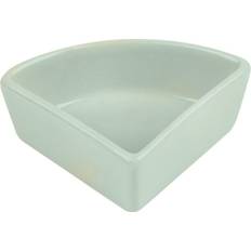 Pets Zeuxo Cyan Hamster Ceramic Bowl for Small Rodents