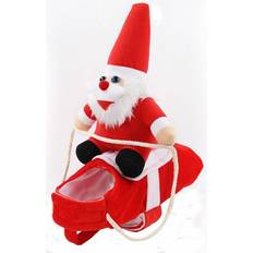 Pets Zeuxo Dogs Santa Claus Riding Christmas Costume