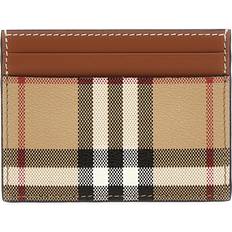 Burberry Sandon Check Card Holder - Beige