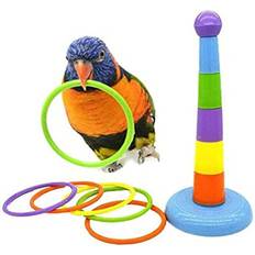 None Pet Bird Ferrule Game Toy Ring