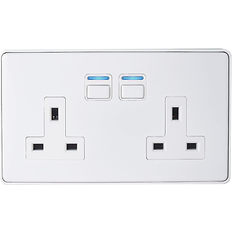 LightWave Dual Gang Power Socket