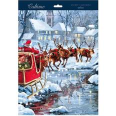 Traditional Large Santa's Sleigh Christmas Advent Calendar