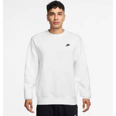 Nike Club Men's Fleece Crew - White