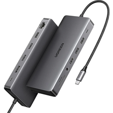 UGREEN Stationære computere Dockingstationer UGREEN 15978 13-in-1 Revodok Pro 313 Docking Station 4K Triple Display