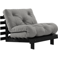Karup Design Roots 90 Bäddsoffa Med Madrass 90x200 Svart Soffa 1-sits