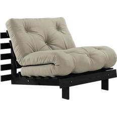 Karup Design Roots 90 Bäddsoffa Med Madrass 90x200 Svart Soffa