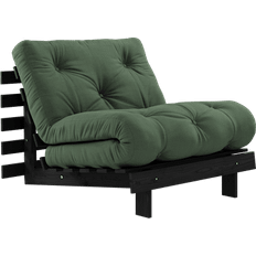 Karup Design Roots 90 Sleeping Armchair Black Night Olive Green Sofa
