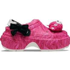 Absatz - Unisex Pantoletten Crocs Fortnite X Stomp Lined Clog Cuddle Team Leader - Pink Multi