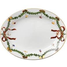 Royal Copenhagen Star Fluted Christmas Serving Dish