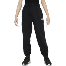 NIKE Older Kid's Sportswear Club Fleece Loose-Fitting Trousers - Black/Black/White (FD2933-010)