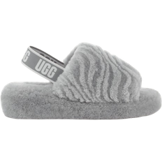 Uld Badesandaler UGG Fluff Yeah Wavy - Cobble