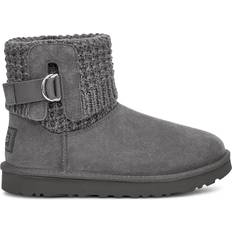 Knit Fabric Boots UGG Classic Solene Mini - Charcoal