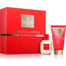 Geschenkboxen Gisada Ambassadora Gift Set EdP 50ml + Shower Gel 100ml