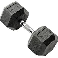 York Commercial Rubber Hex Dumbbells 20kg