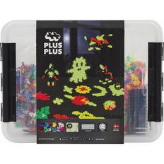 5 Byggsatser Plus Plus Build & Glow 3D Storage Box