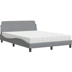 Beige Ramsängar vidaXL Bed with Mattress Ramsäng 140x200cm
