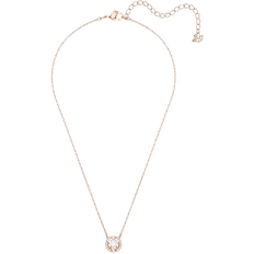 Swarovski Una Necklace - Rose Gold/Transparent