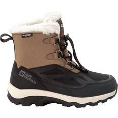 Kordelzug Winterschuhe Jack Wolfskin Kid's Vojo Shell Xt Texapore Mid - Brown/Black