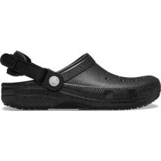 Clogs Crocs Classic Work Graphic Clog - Black Glitter