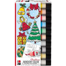 Colori Vetro Marabu Window Color Kit Christmas 10x25ml