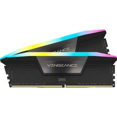 Corsair vengeance rgb ddr5 ram 32gb Corsair Vengeance RGB Black DDR5 6400MHz 2x16GB (CMH32GX5M2B6400C36)