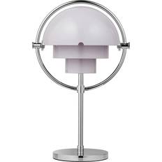 Belysning GUBI Multi-Lite Chrome/Pale Lilac Bordlampe 30cm