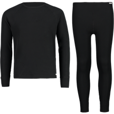 CMP Camiseta y pantalón Base Layer negro infantil - Black