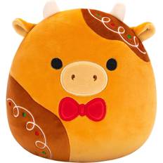 Mjukisdjur ko leksaker Squishmallows Holiday Jericho Gingerbread Cow 19cm