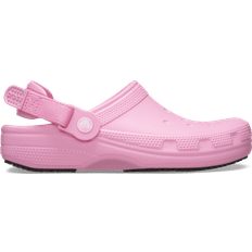 Clogs Crocs Classic Slip Resistant Work Clog - Pink Tweed