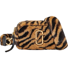 Pelliccia Sintetica Borse Marc Jacobs The Softshot Tiger Stripe Plush Bag - Natural/Black