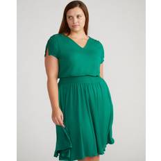 Minetta Liquid Jersey Dress - Lily Pad