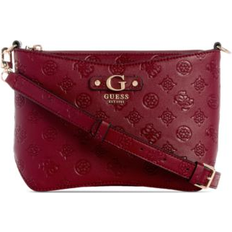 Guess Gerty Small Top-Zip Crossbody - Claret