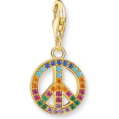 Schmuck Thomas Sabo Charm Anhänger Peace - Gold