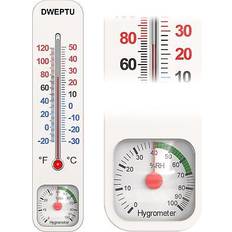 Thermometers & Weather Stations DWEPTU Outdoor Indoor Thermometer Hygrometer Humidity Gauge