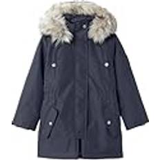Name It Parkas Jackor Name It NkfMilla Parka Jacket - Dark Sapphire