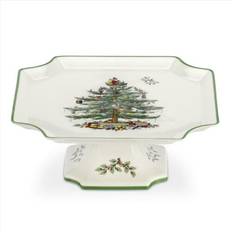 Spode Cake Stands Spode Christmas Tree 10 Inch Square Plate Cake Stand
