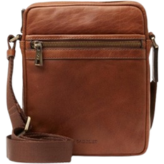 Enfärgade - Skinn Axelremsväskor Saddler Valle Messenger Bag - Brown