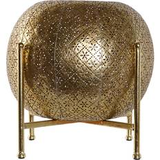 Crystal Candlesticks, Candles & Home Fragrances Home ESPRIT Golden Metal Crystal Candleholder 29 x 29 x 26,5 cm Fyrfadsstage